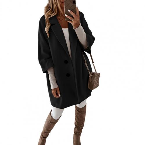 Levoire | Manteau Long Élégant Tendance Pour Femmes Noir