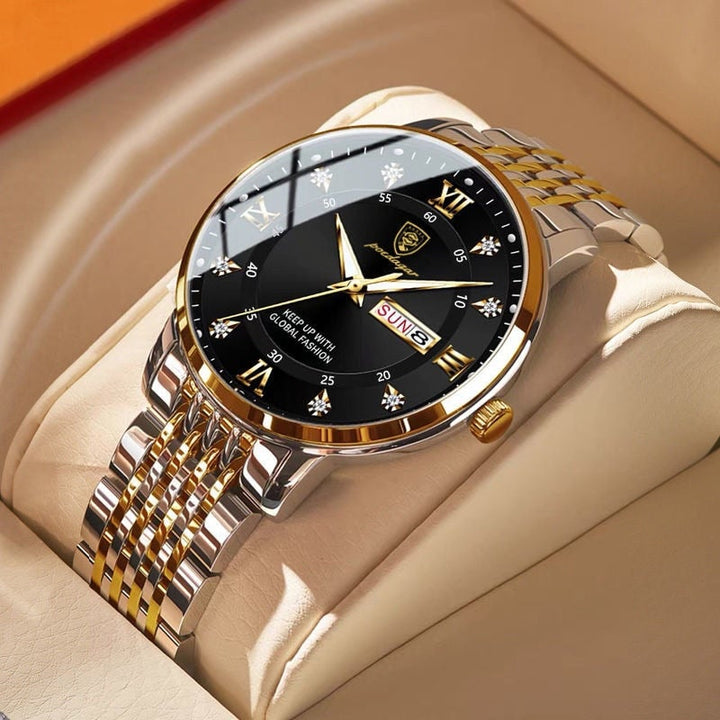 Levoire | Montre Bracelet Élégante Pour Femmes Gold-Noir | Vite épuisé