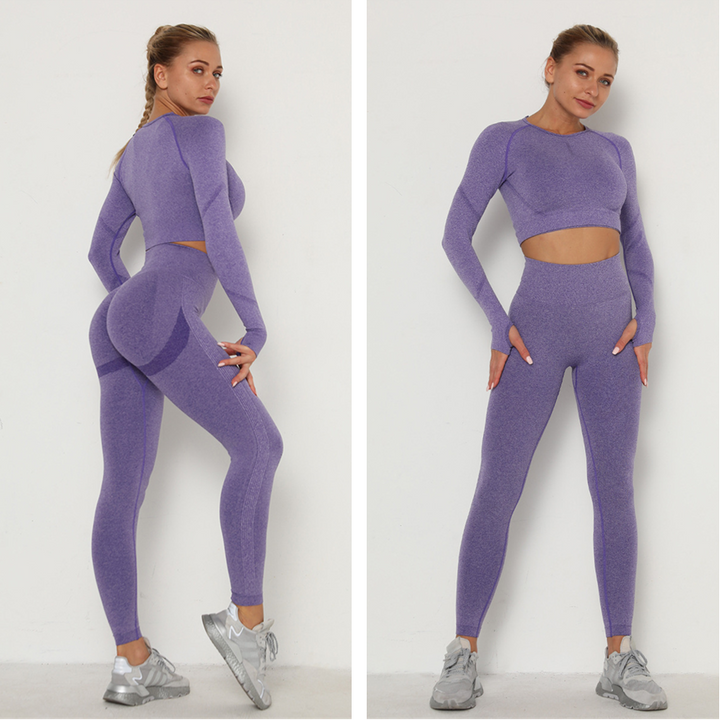 Levoire | Ensemble De Sport 2 Pièces Ressentez-Vous À L'Aise Dans Cet Ensemble Délicieux Violet Foncé XL