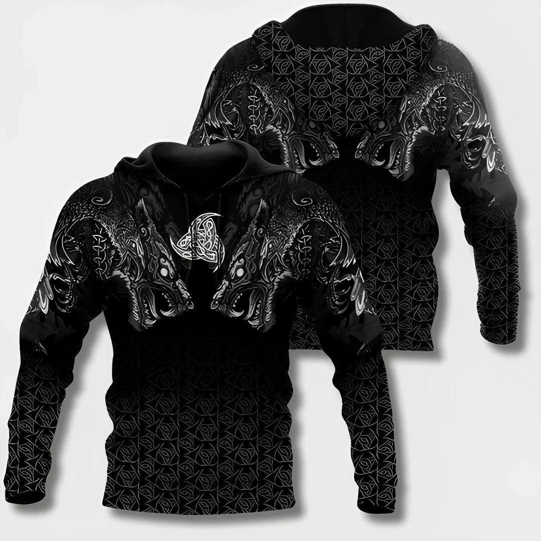 Levoire | Sweat À Capuche Pour Hommes Musta-2