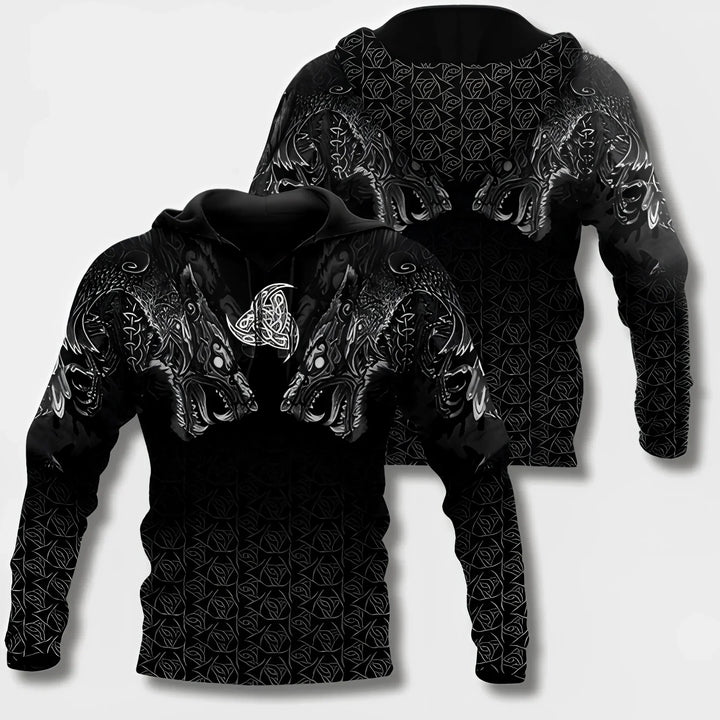 Levoire | Sweat À Capuche Pour Hommes Musta-2