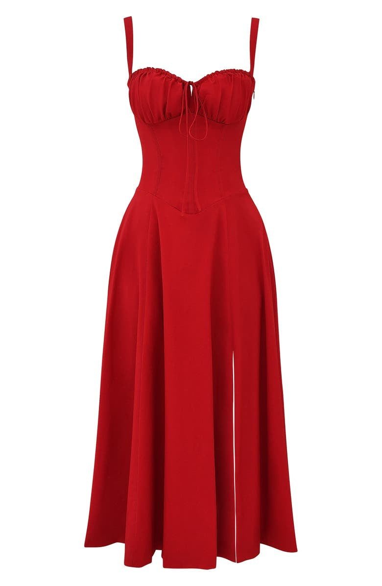 Levoire | Bustier Robe Thea Durable Polyester Mix Rot
