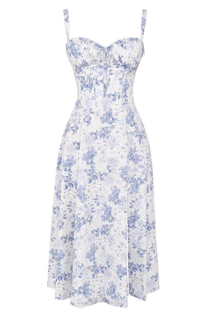 Levoire | Bustier Robe Thea Durable Polyester Mix Plan bleu