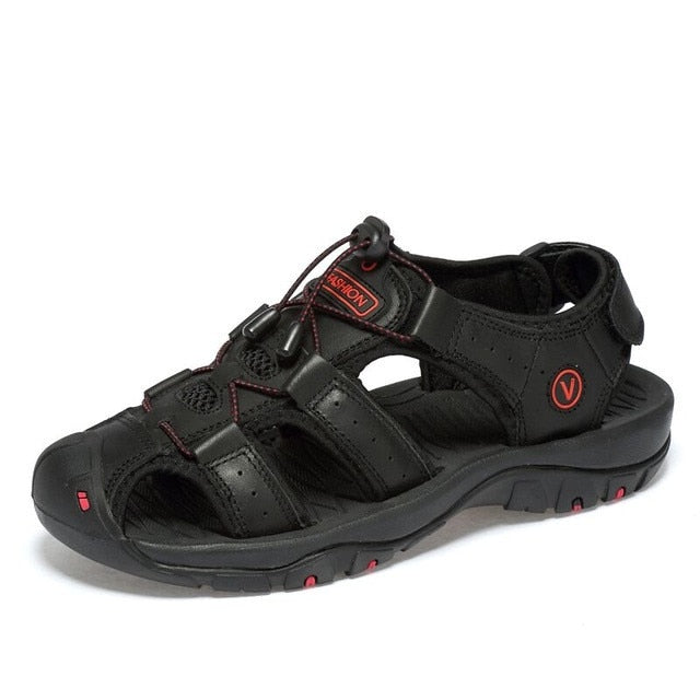 Levoire | Sandales En Cuir Confortables Noir