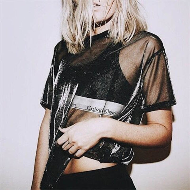 Levoire | Blouse Transparente - Blouse Élégante Et Sexy Pour Femmes Noir