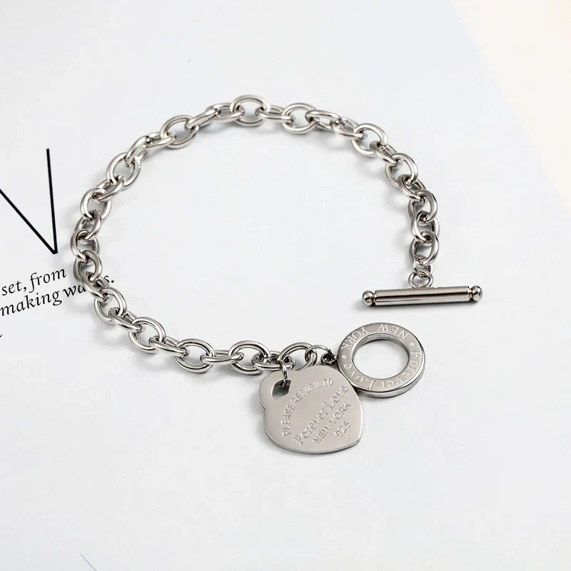 Levoire | Bracelet Cœur Forever Love Argent
