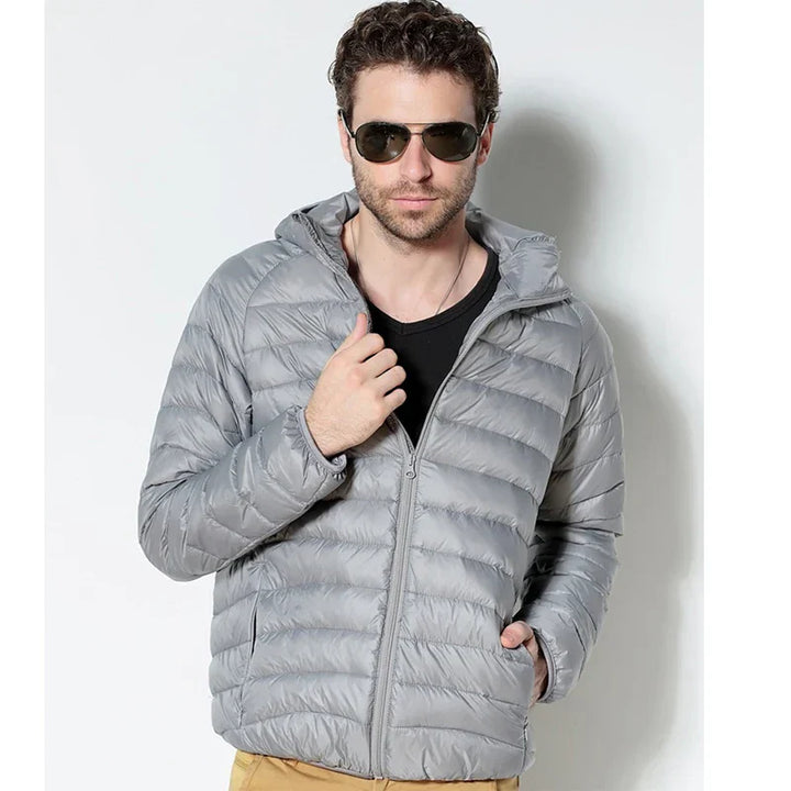 Levoire | Très Légère, Veste De Transition Matelassée Pour Hommes Gris