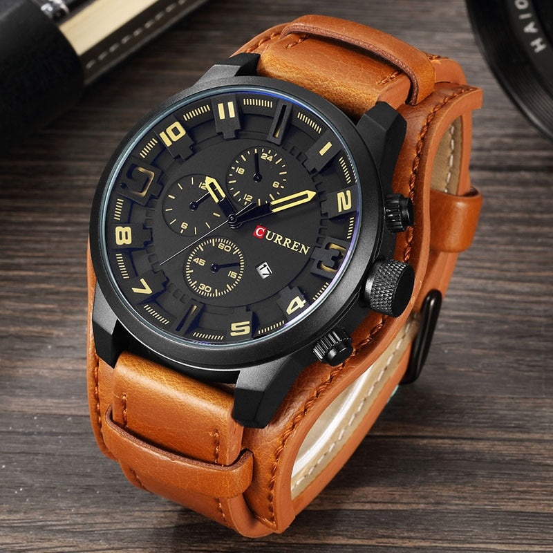 Levoire | Montre Bracelet De Luxe Navigator En Cuir
