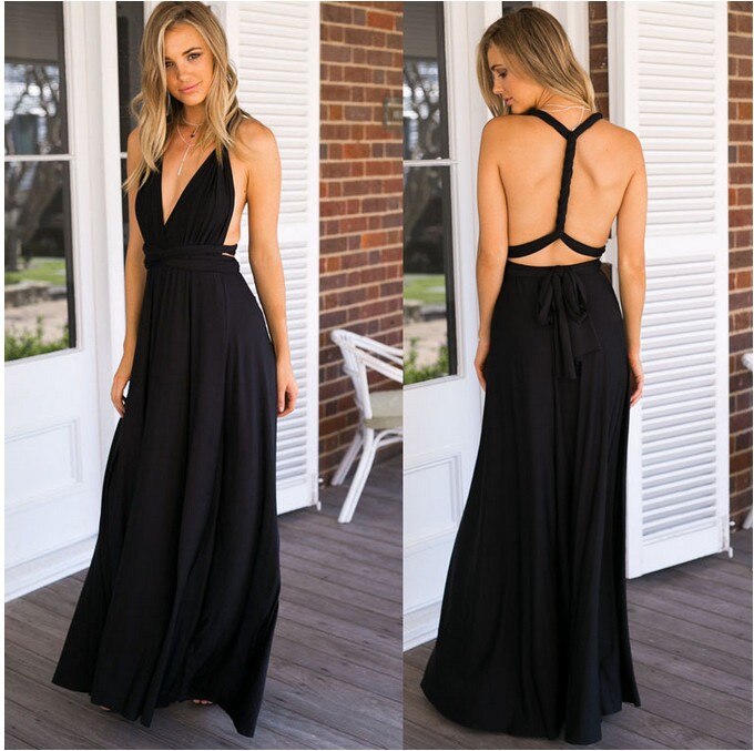 Levoire | Robe élégante en plusieurs couleurs Noir