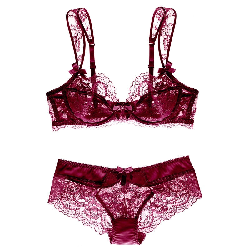 Levoire | Ensemble Corinthien Lingerie Bordeaux