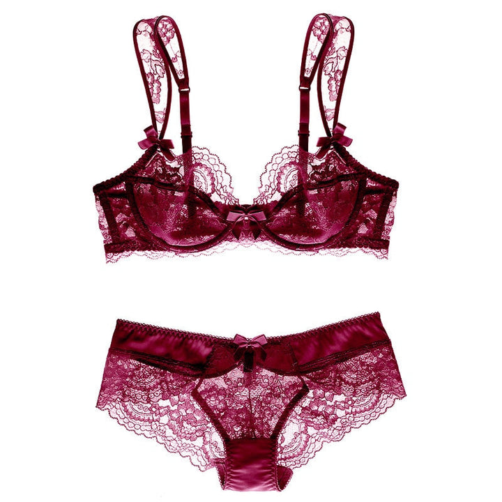Levoire | Ensemble Corinthien Lingerie Bordeaux