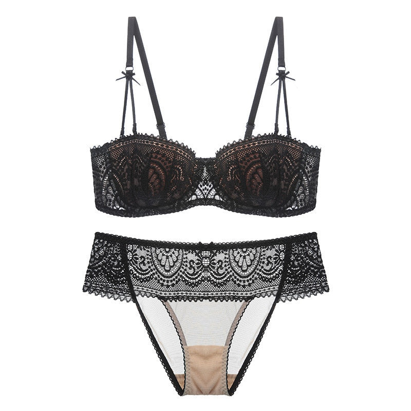 Levoire | Ensemble De Lingerie En Dentelle Noir