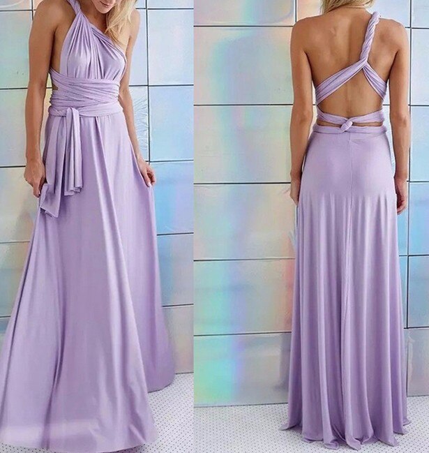 Levoire | Robe élégante en plusieurs couleurs Lilas