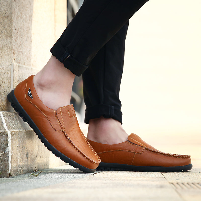 Levoire | Sandales En Cuir Pu Modernes Pour Hommes Braun