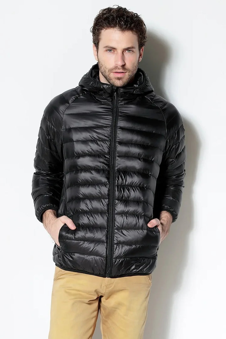 Levoire | Très Légère, Veste De Transition Matelassée Pour Hommes Noir