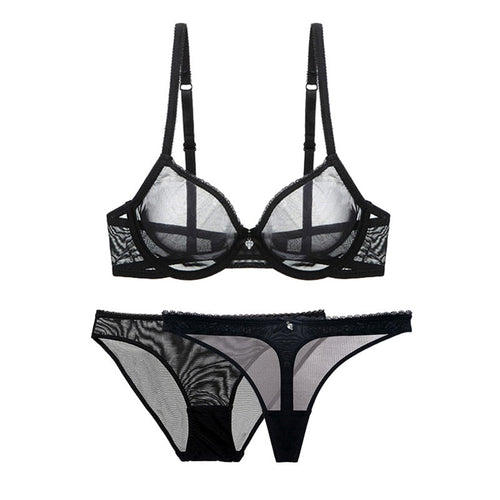 Levoire | Ensemble De Lingerie Transparent 3 Pièces Pour Le Confort