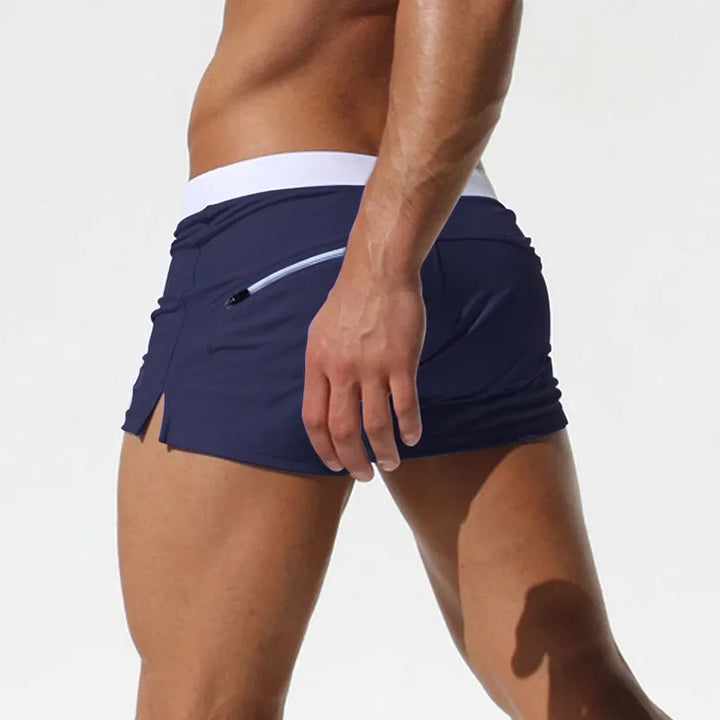 Levoire | Maillot De Bain Moderne Court À Séchage Rapide Bleu foncé