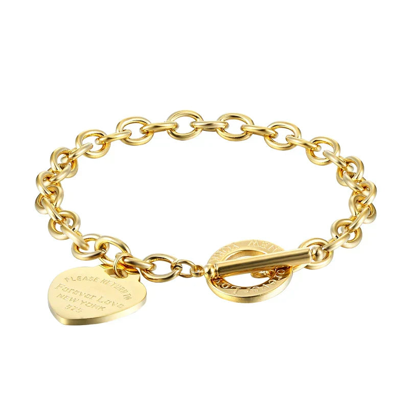 Levoire | Bracelet Cœur Forever Love Or
