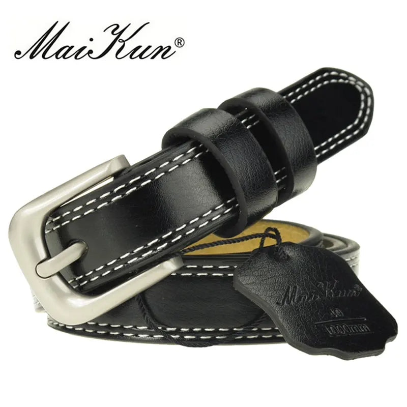Levoire | Ceinture En Cuir Pour Femmes Musta