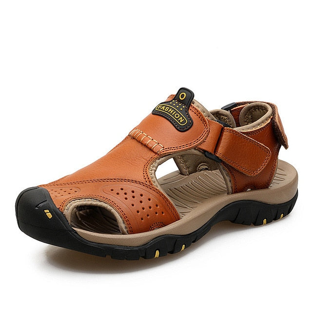 Levoire | Sandales En Cuir Confortables Café