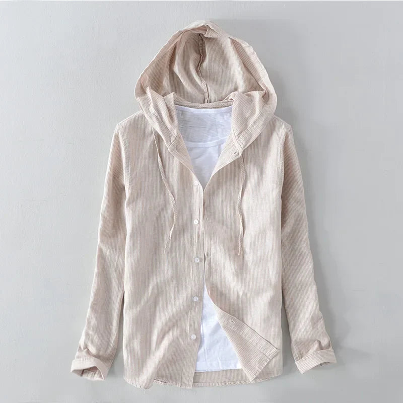 Levoire | Chemise en lin élégante Abricot