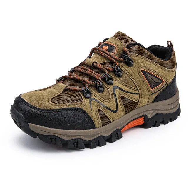 Levoire | Chaussures De Randonnée Durables À Lacets Pour Hommes Khaki