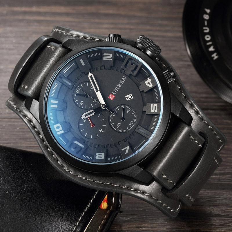 Levoire | Montre Bracelet De Luxe Navigator En Cuir