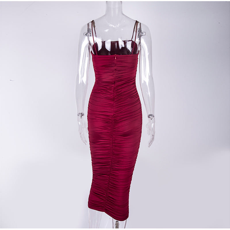 Levoire | Robes Midi À Épaules Ridéess