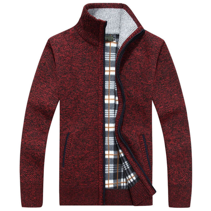 Levoire | Veste en coton pour hommes Rouge vin