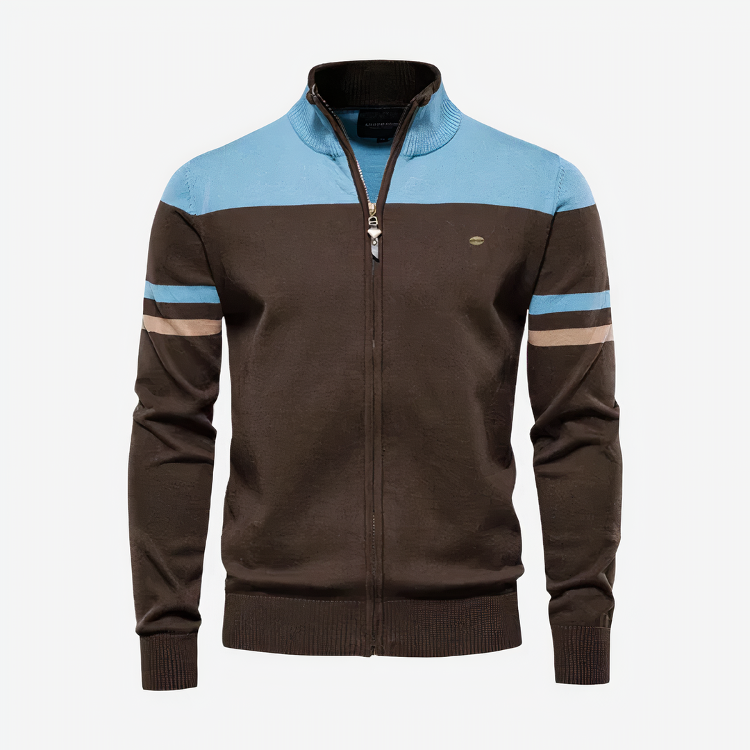 Levoire | Sweat À Capuche Zippé Pour Hommes Bleu clair