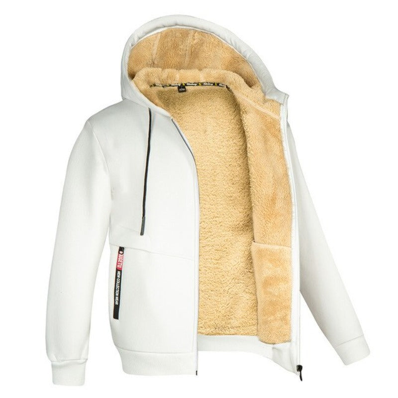 Levoire | Veste en cuir synthétique rembourrée Blanc