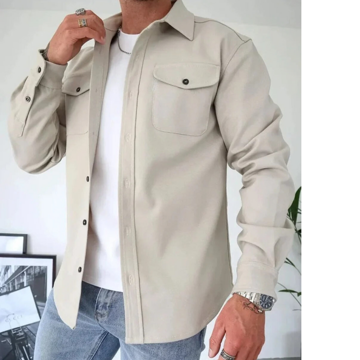 Levoire | Veste Chemise Beige clair