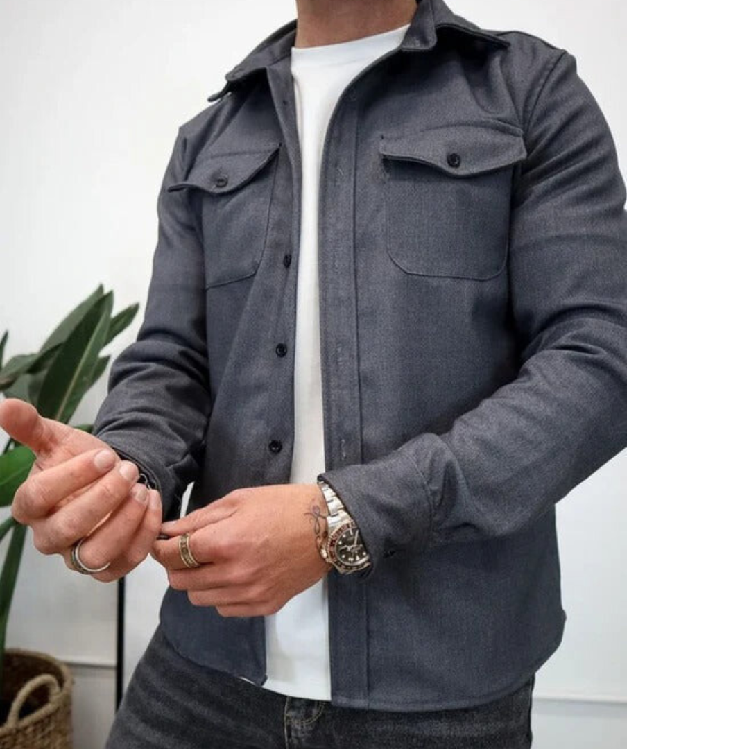 Levoire | Veste Chemise Gris foncé