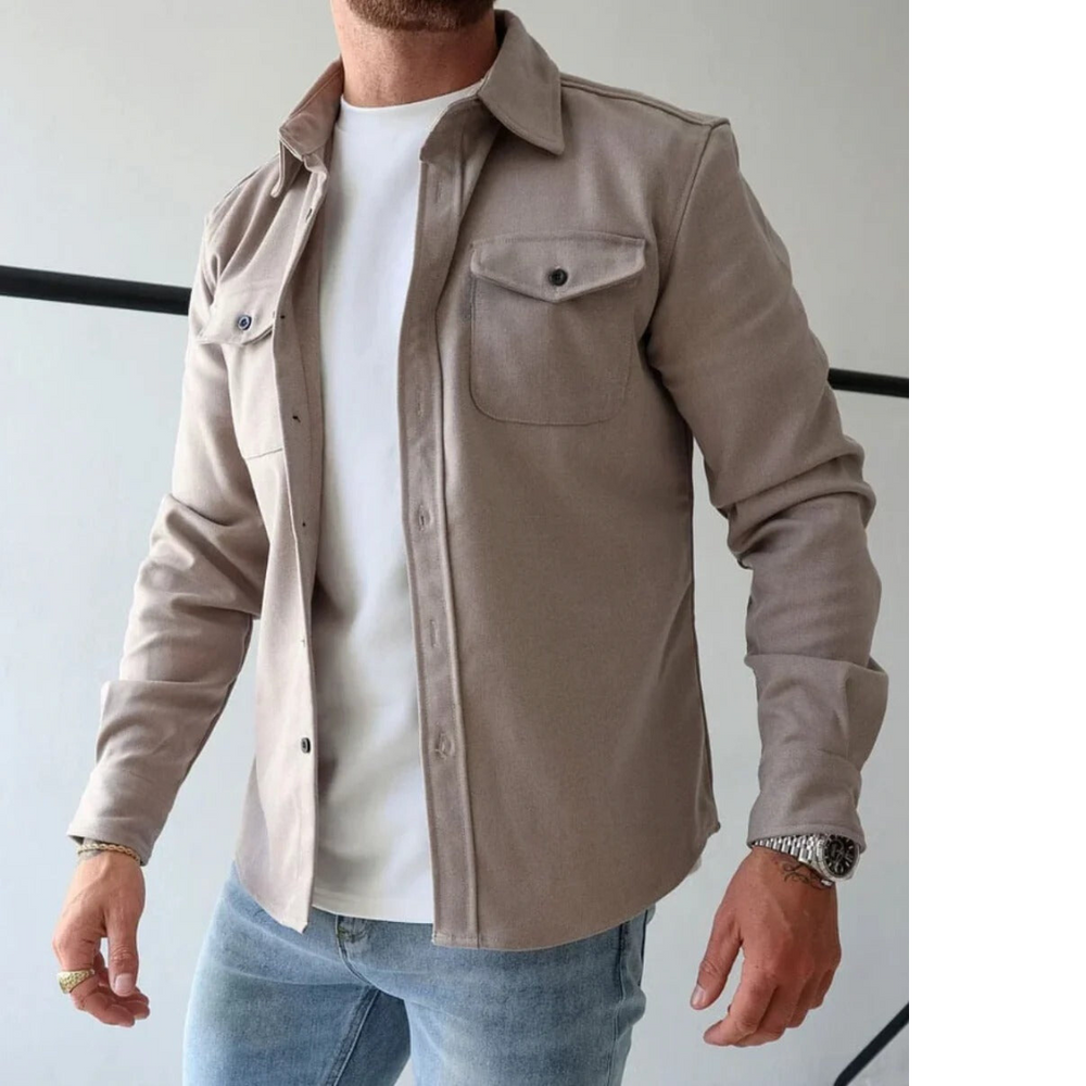 Levoire | Veste Chemise Beige