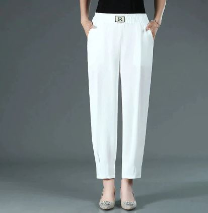 Levoire | Pantalons De Loisirs Pour Femmes Design Blanc
