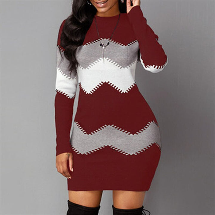 Levoire | Robe Tricotée Bodycon Printemps