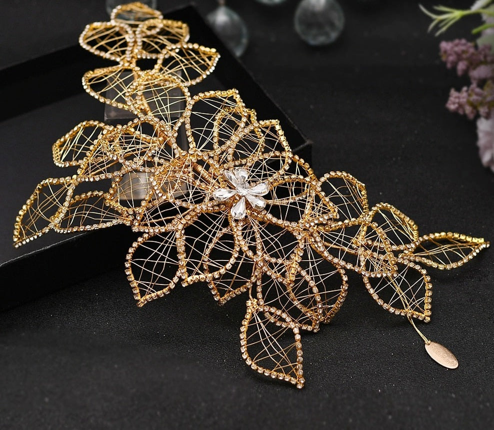 Levoire | Bandeau Mariage Tiara 256-G Couronne