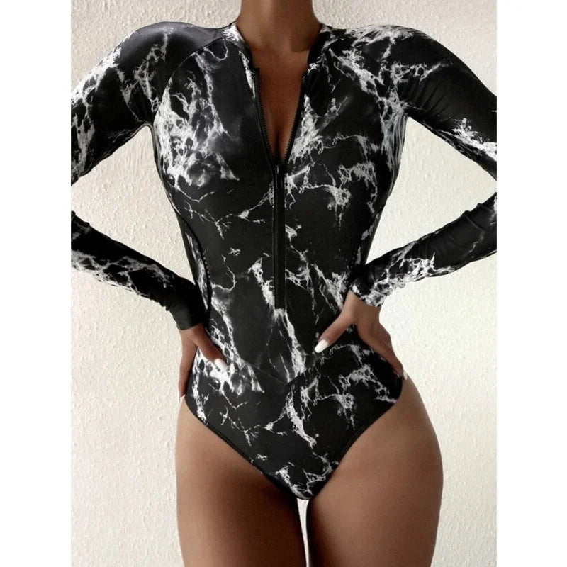 Levoire | Maillot De Bain Une Pièce Avec Manches Longues 3