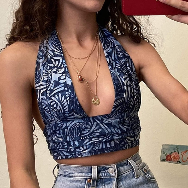 Levoire | Collier-Haut - Joyeux Et Élégant Été Bleu