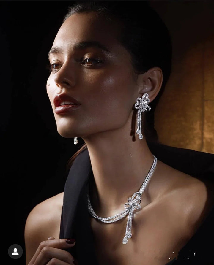 Levoire | Ensemble De Bijoux Complet Pour Une Apparence Parfaite Et Brillante Platiné