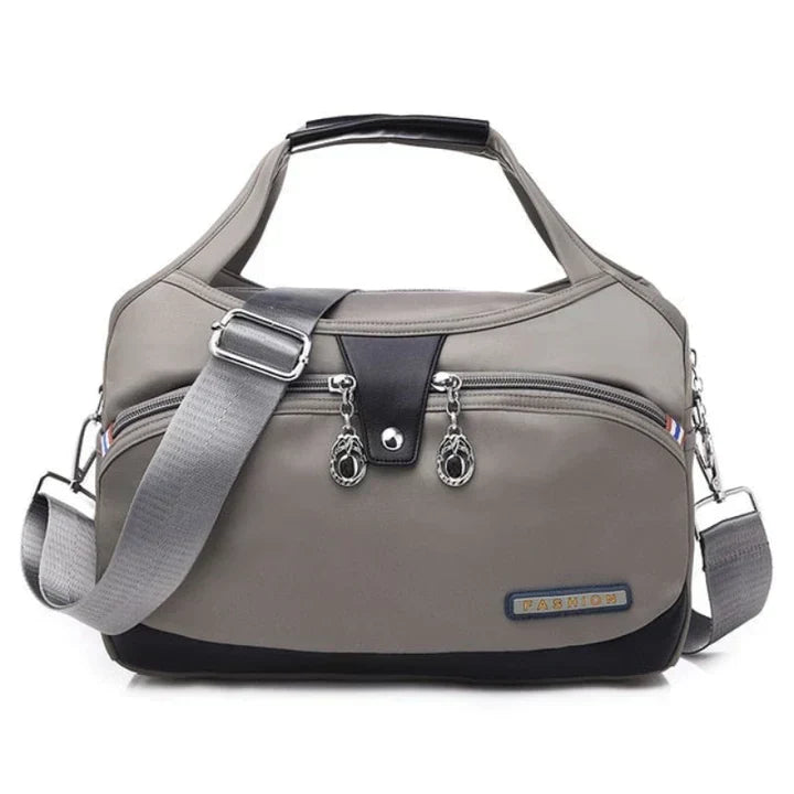 Levoire | Sac De Mode Avec Compartiments Et Poche À Fermeture Éclair Beige