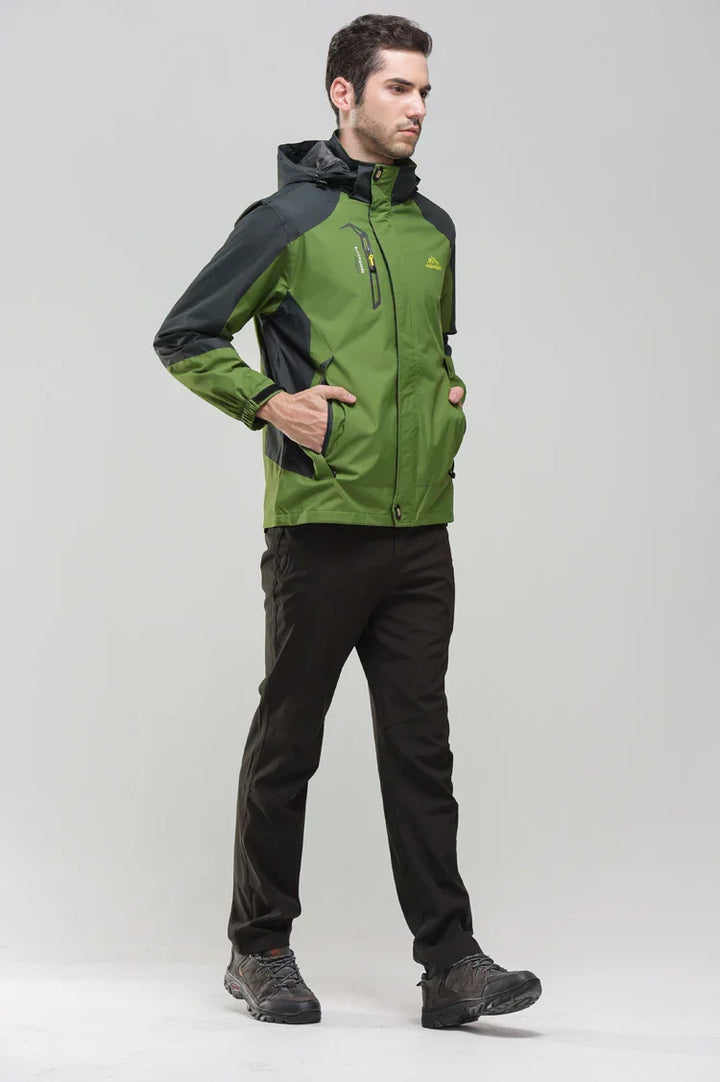 Levoire | Veste De Plein Air Légère Et Imperméable Pour Hommes Par Tous Les Temps Vert olive