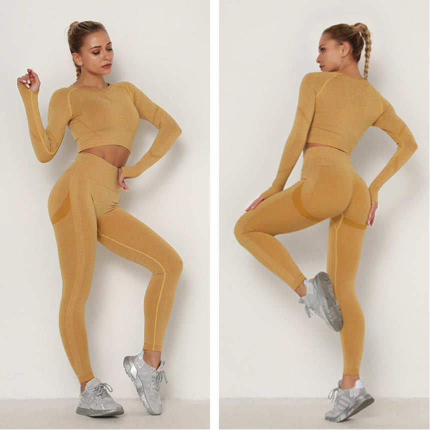 Levoire | Ensemble De Sport 2 Pièces Ressentez-Vous À L'Aise Dans Cet Ensemble Délicieux Jaune