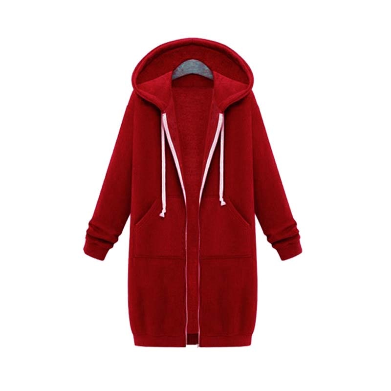 WOLF Long Sweatshirt Rot