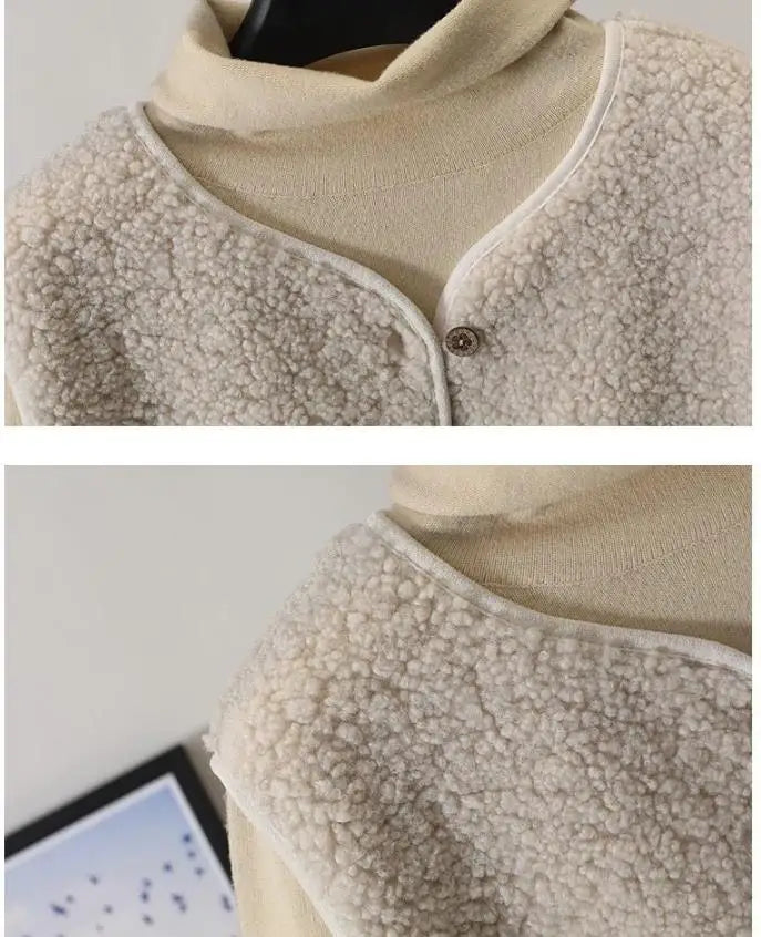 Levoire | Veste En Peluche Chaude Pour Femmes Avec Poches