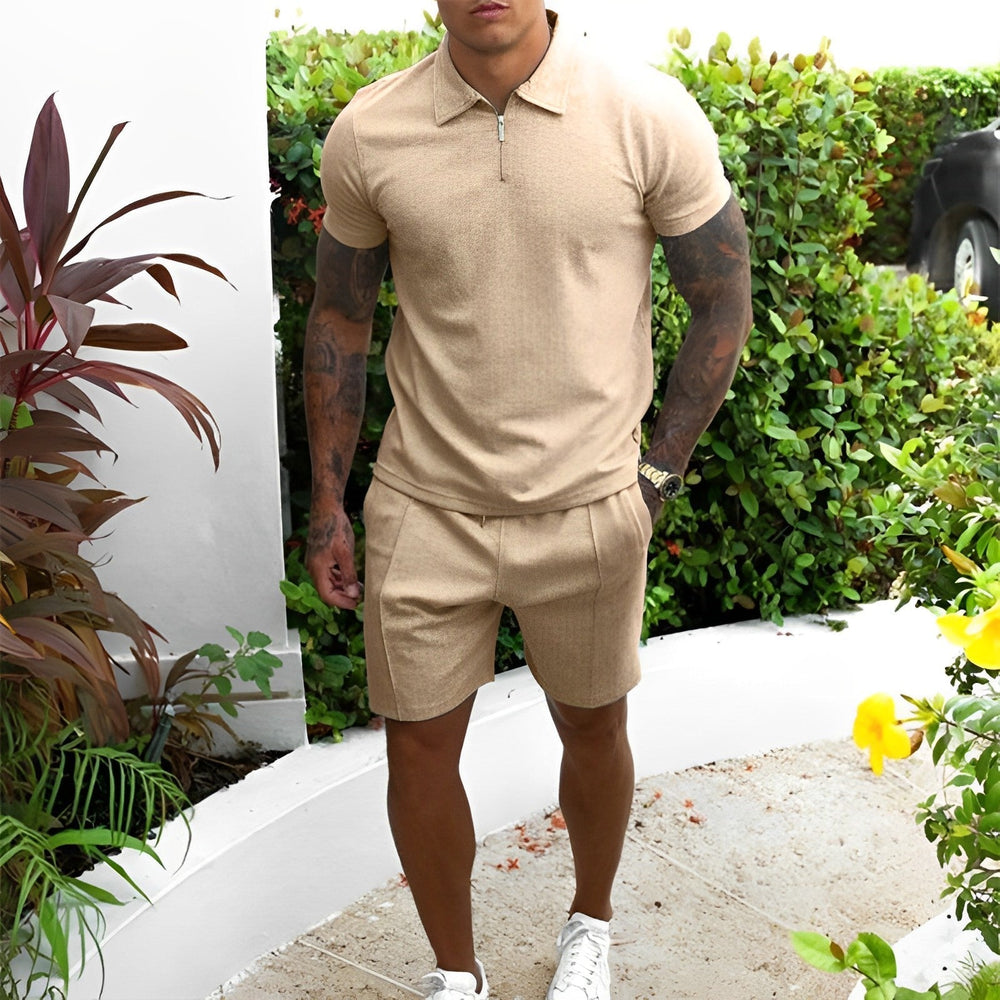 Levoire | Ensemble À Deux Pièces Pour Hommes Khaki