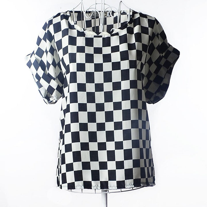 Levoire | Klara T-Shirt En Coton Pour Femmes - Un T-Shirt D'Été Et Joyeux Fenêtre noire