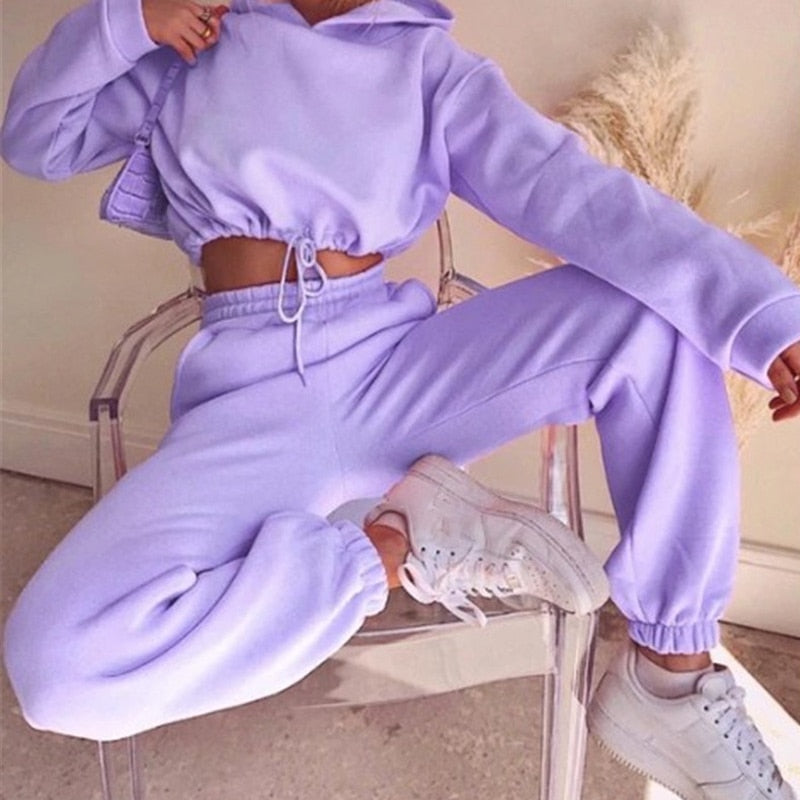 Levoire | Ensemble De Sport 2 Pièces Pour Femmes Violet