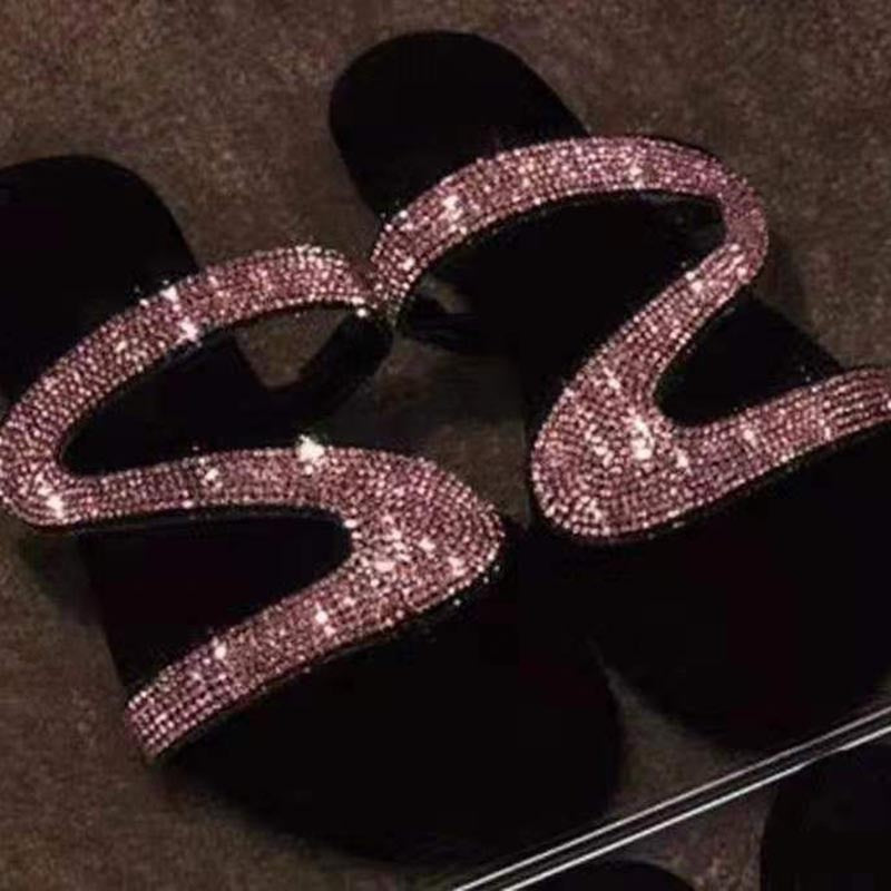 Levoire | Crystal Sandales Sexy, Féminin & Confortable ! Rose