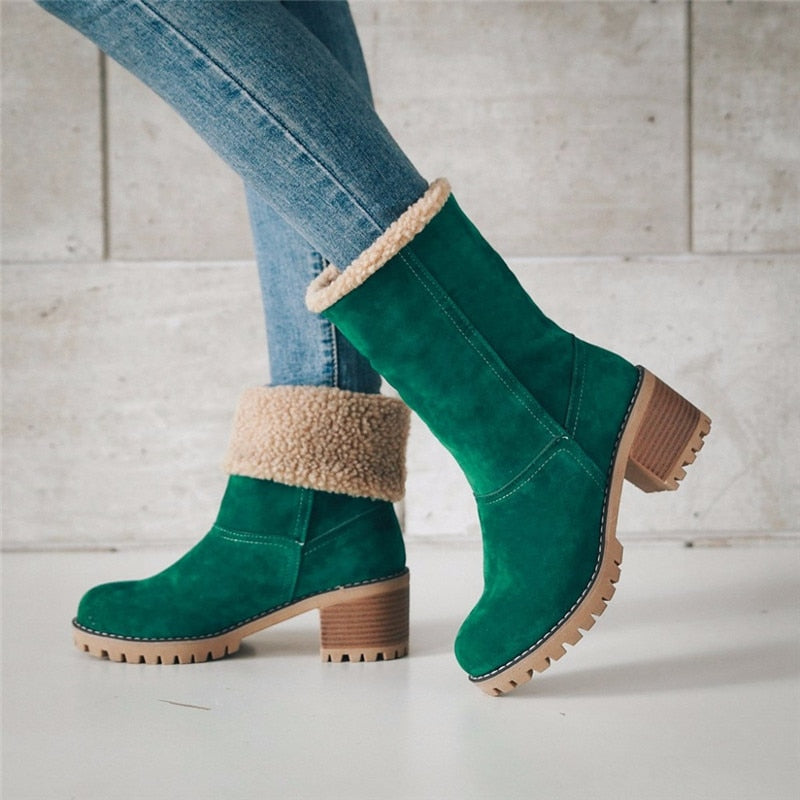 Levoire | Bottes En Laine Pour Femmes Vert
